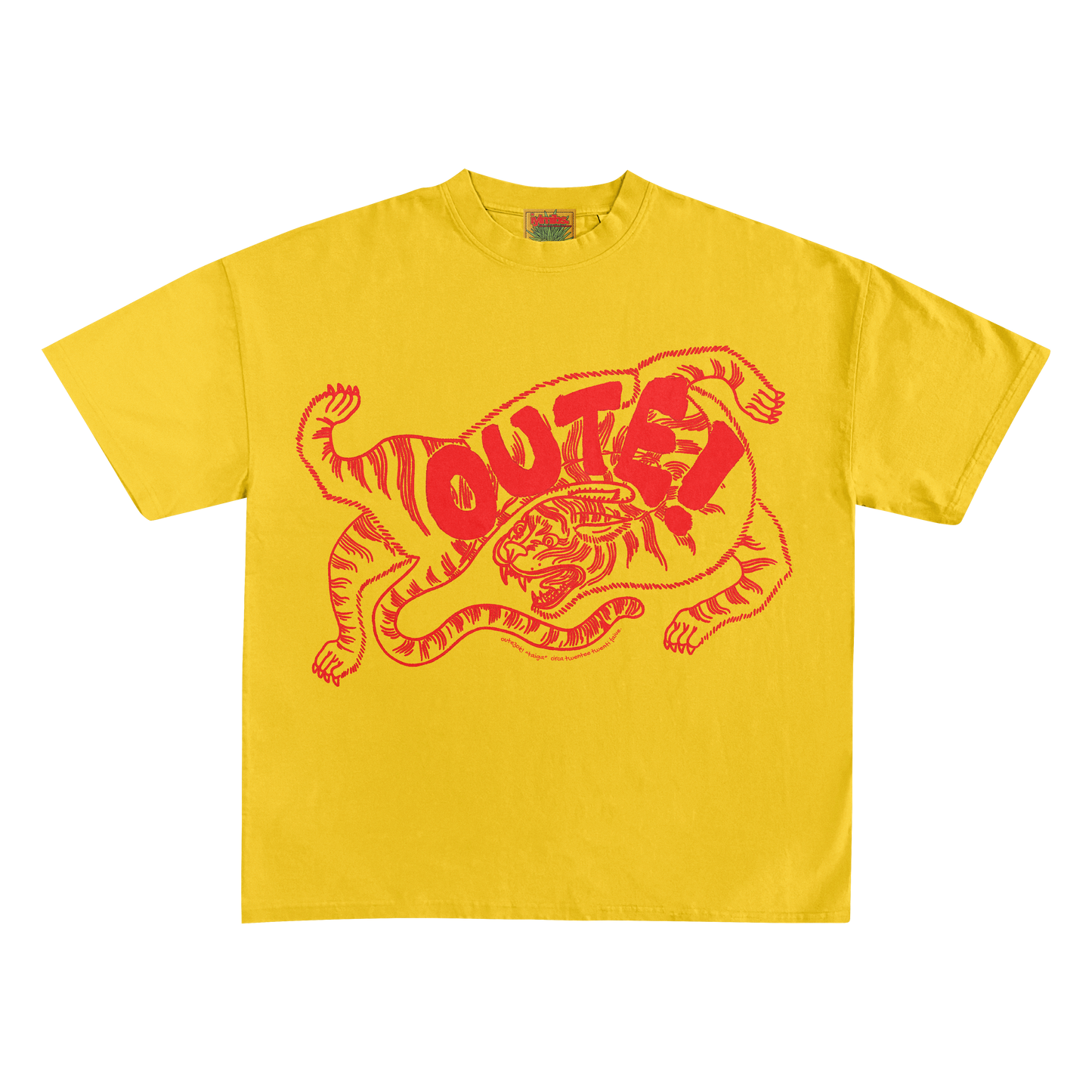 yellow taiga t-shirt